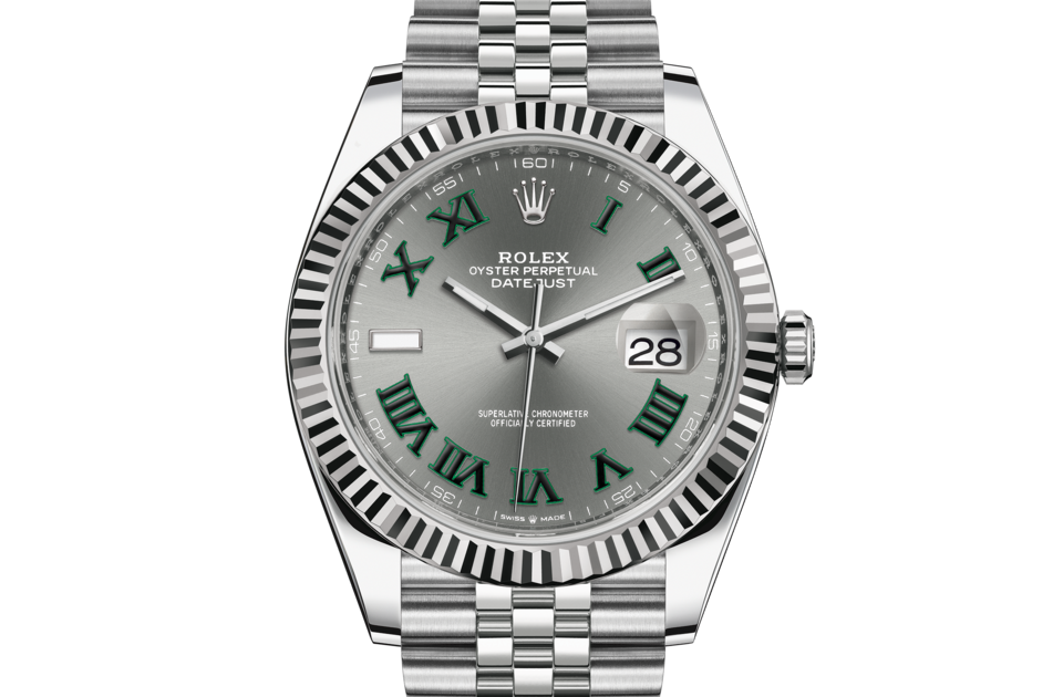 Rolex  DATEJUST 41 Oyster, 41 mm, Oystersteel and white gold M126334-0022